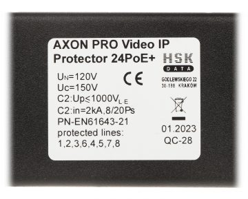 PĀRSPRIEGUMA IEROBEŽOTĀJS AXON-PRO-IP-24POE+