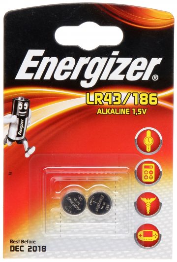 SĀRMU AKUMULATORU BATERIJA BAT-LR43*P2 ENERGIZER