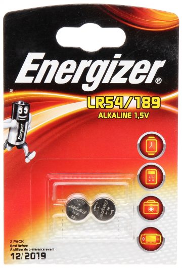 SĀRMU AKUMULATORU BATERIJA BAT-LR54*P2 ENERGIZER