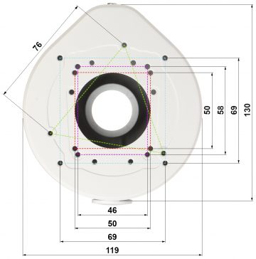 KAMERAS KRONŠTEINS BCS-ADMQ3-B BCS UNIVERSAL