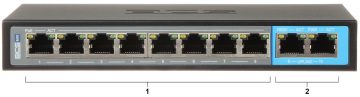 SWITCH POE BCS-B-SP0802 8-PORTU BCS BASIC