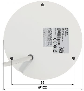 BCS DMIP3501IR-AI 5MP Dome IP kamera ar motorizētu varifokālo objektīvu