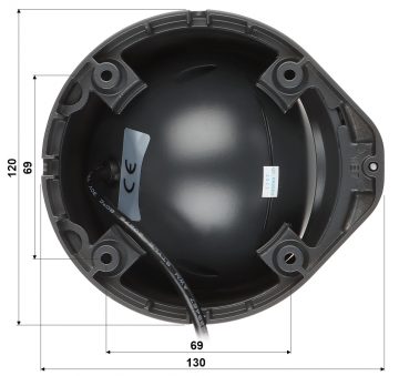 BCS DMQ1803IR3-G 8.3MP Dome IP kamera ar motorizētu varifokālo objektīvu