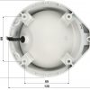 BCS DMQ3803IR3-B 8.3MP Dome AHD kamera ar motorizētu varifokālo objektīvu