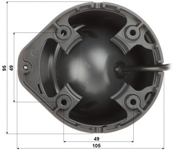 BCS EA15FR3-G 5MP Dome AHD kamera ar motorizētu varifokālo objektīvu