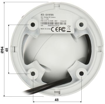 BCS EA15FSR3 5MP Dome IP kamera ar motorizētu varifokālo objektīvu