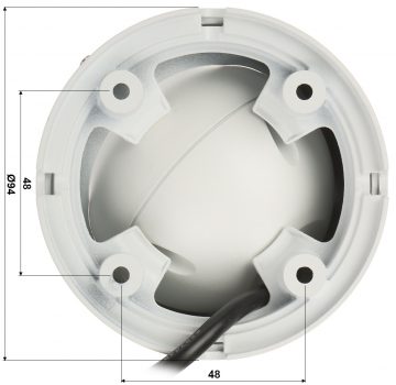 BCS EA18FWR3 8.3MP Dome IP kamera ar motorizētu varifokālo objektīvu