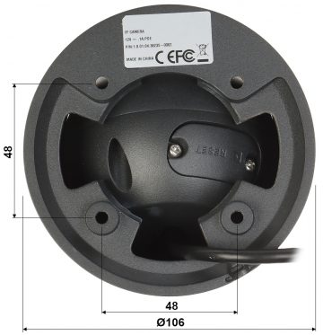 BCS L-EIP28FSR5-AI1-G 8.3MP Dome IP kamera AI