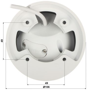 BCS L-EIP28FSR5-AI1 8.3MP Dome IP kamera AI ar motorizētu varifokālo objektīvu