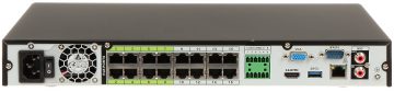 IP Tīkla Video Ierakstītājs Videoreģistrators BCS-NVR1602-4K-P-AI 16 KANĀLI, 16 PoE BCS