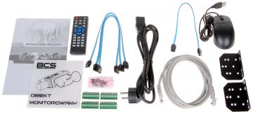 BCS Line IP Tīkla Video Ierakstītājs Videoreģistrators BCS-NVR1604-4K-P-III 16 KANĀLI, 16 PoE +eSATA BCS Line