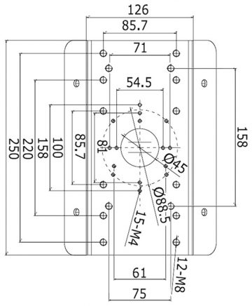 KAMERAS STŪRA KRONŠTEINS BCS-V-AR BCS View