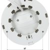 BCS V-EIP44VSR3 4MP Dome IP kamera ar motorizētu varifokālo objektīvu
