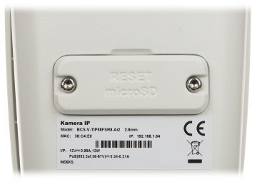 BCS V-TIP58FSR8-AI2 8.3MP IP kamera ar motorizētu varifokālo objektīvu