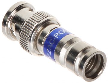 KOMPRESINIS KAIŠTUKAS BNC-W/ZAC-RG6/CSR