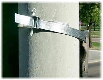 КРЕПЛЕНИЕ КОРПУСА НА МАЧТУ BRP-20W