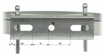 Кронштейн столба BRU-2 Кронштейн столба BRU-2