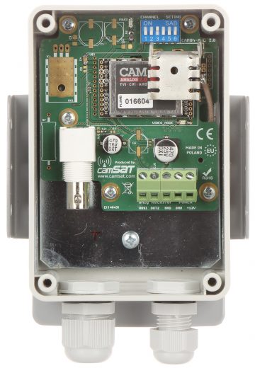 KOMPLEKTS BEZVADU PĀRRAIDEI 5.8 GHz CAM-ANALOG-2.0 KOMPLEKTS TXRX