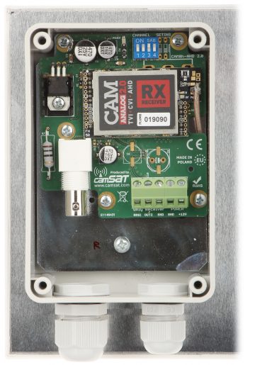 KOMPLEKTS BEZVADU PĀRRAIDEI 5.8 GHz CAM-ANALOG-2.0 KOMPLEKTS TXRX