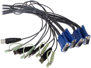 VGA + USB JUNGIKLIS CS-64US