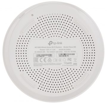 WI-FI MĀJAS SISTĒMA DECO-M5(3-PACK) 2.4 GHz, 5 GHz 400 Mbps + 867 Mbps TP-LINK
