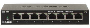 SWITCH   DES-108/E 8-PORTU D-Link