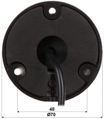 DAHUA HAC-HFW1200T-0280B-BLACK-S5 2.1MP AHD kamera ar motorizētu varifokālo objektīvu melna