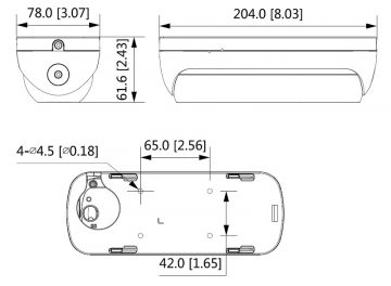 DAHUA IPC-HDW8341X-3D-0360B-S2 3MP IP kamera ar motorizētu varifokālo objektīvu