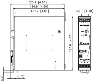 SLĒGIERĪCES ADAPTERIS DRL-12V120W-1EN