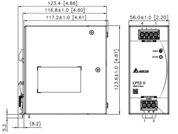 SLĒGIERĪCES ADAPTERIS DRL-24V480W-1EN