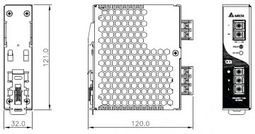 SLĒGIERĪCES ADAPTERIS DRP-012V060W-1AA