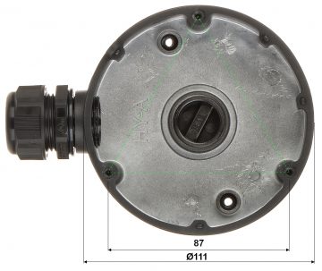 KAMERAS KRONŠTEINS DS-1280ZJ-DM18(BLACK) Hikvision