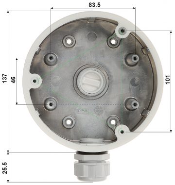 KAMERAS KRONŠTEINS DS-1280ZJ-PT6 Hikvision