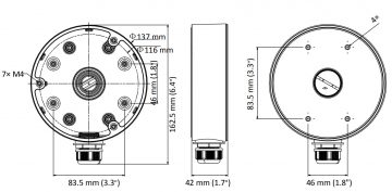 KAMERAS KRONŠTEINS DS-1280ZJ-PT6 Hikvision