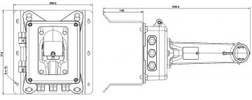 KAMERAS STŪRA KRONŠTEINS DS-1602ZJ-BOX-CORNER Hikvision