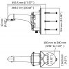 KAMERAS KRONŠTEINS DS-1604ZJ-BOX-POLE Hikvision