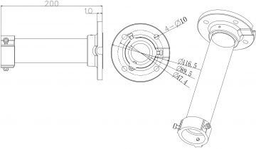 KAMERAS GRIESTU KRONŠTEINS DS-1661ZJ Hikvision