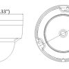 Hikvision DS-2CD1153G0-I 5MP Dome IP kamera ar motorizētu varifokālo objektīvu
