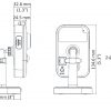 Hikvision DS-2CD2421G0-IW 2.1MP IP kamera ar motorizētu varifokālo objektīvu