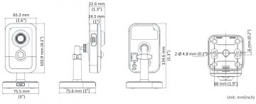 Hikvision DS-2CD2421G0-IW 2.1MP IP kamera ar motorizētu varifokālo objektīvu