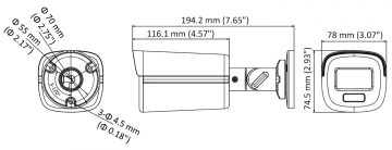 Hikvision DS-2CE12DF3T-F 2.1MP IP kamera ColorVu 2.8mm