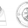 Hikvision DS-2CE56D8T-IT3E 2.1MP Dome IP kamera ar motorizētu varifokālo objektīvu