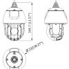 Hikvision DS-2DE5425IW-AE(T5) 3.7MP PTZ IP kamera AcuSense ar motorizētu varifokālo objektīvu