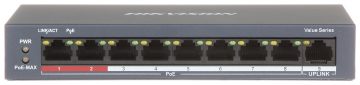 SWITCH POE DS-3E0109P-E/M(B) 8-PORTU Hikvision