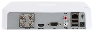 AHD, HD-CVI, HD-TVI, CVBS, TCP/IP REJESTRATORS DS-7104HQHI-K1(C)(S) 4 KANĀLI Hikvision