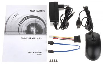 AHD, HD-CVI, HD-TVI, CVBS, TCP/IP REJESTRATORS DS-7104HQHI-K1(C)(S) 4 KANĀLI Hikvision