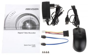 AHD, HD-CVI, HD-TVI, CVBS, TCP/IP REJESTRATORS DS-7108HQHI-K1(C)(S) 8 KANĀLI Hikvision