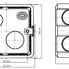 ZEMAPMETUMA KORPUSS DS-KAB86 Hikvision