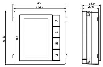 DISPLEJA MODULIS DS-KD-DIS Hikvision