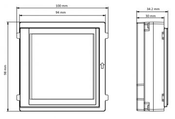 SKĀRIENEKRĀNA MODULIS DS-KD-TDM Hikvision